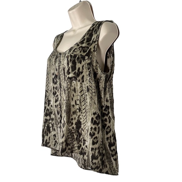 Eage Olive Green & Black Sleeveless Top - Picture 5 of 10